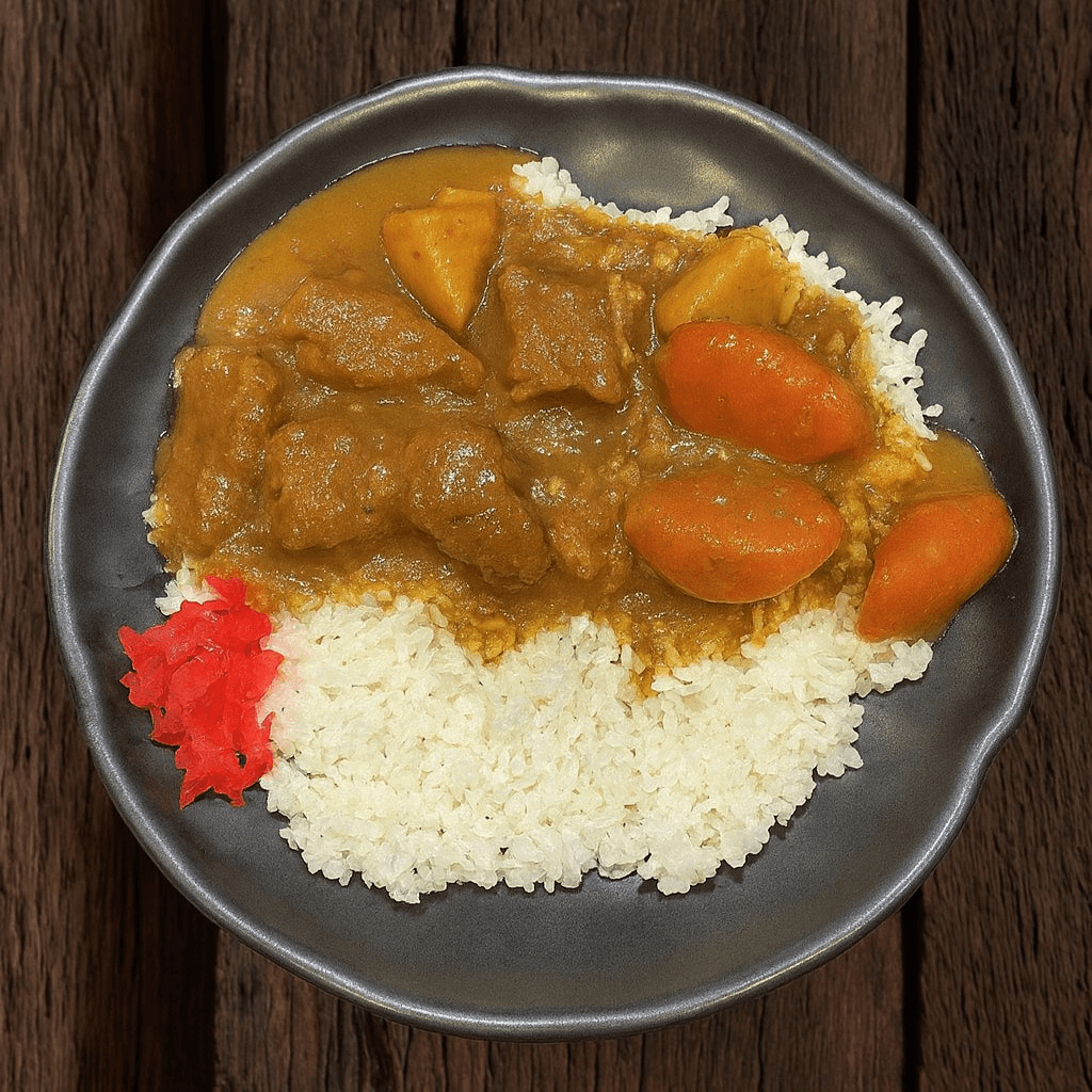 Beef Curry Rice.