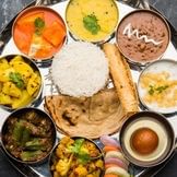 South Indian Mini Thali - Vegetarian.