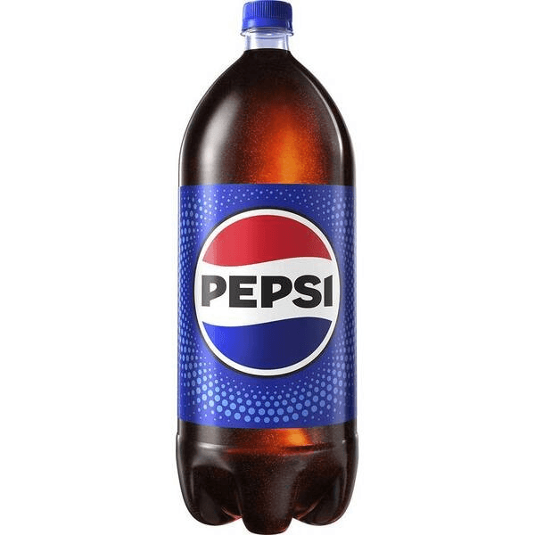 2 Liter Pepsi.
