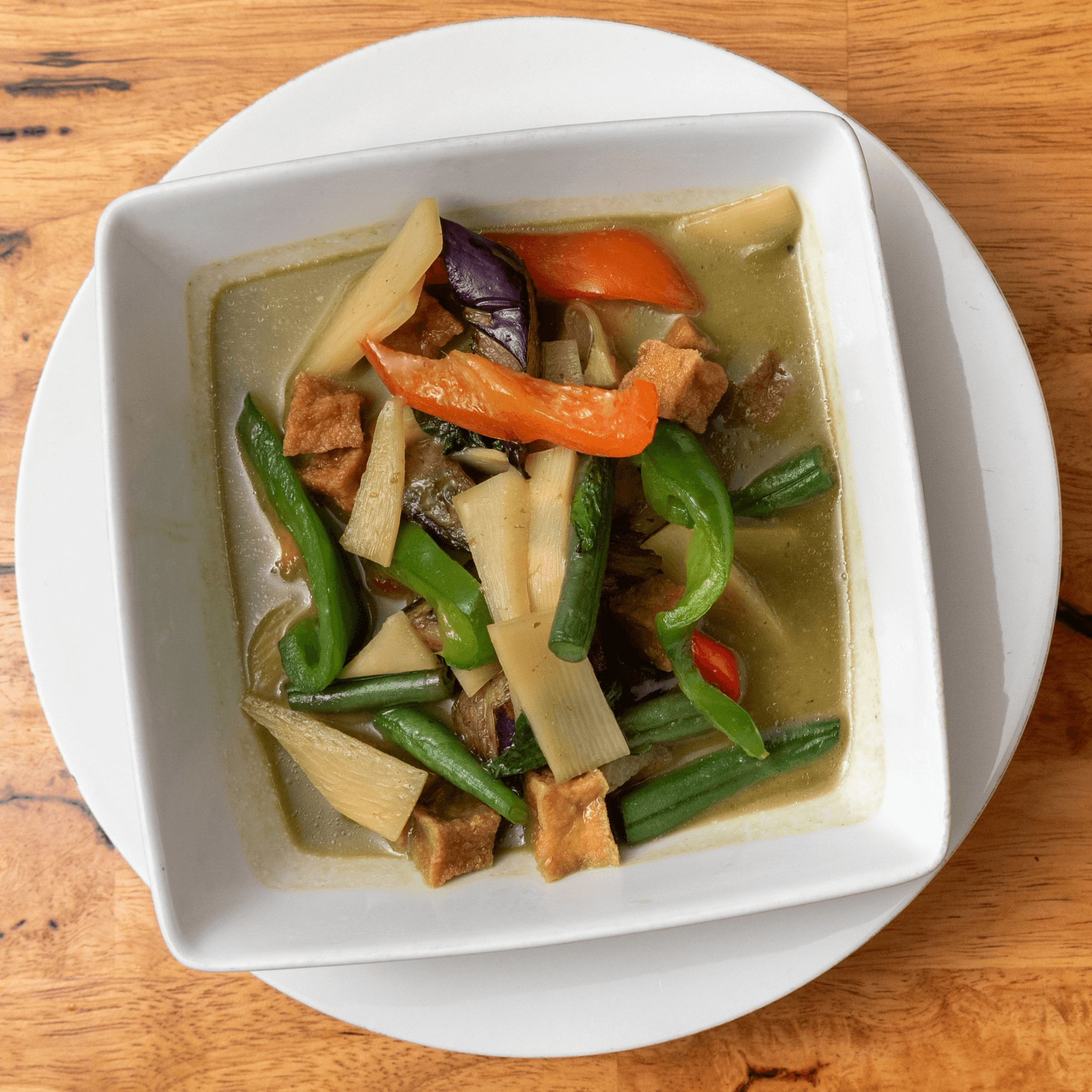 Green curry.