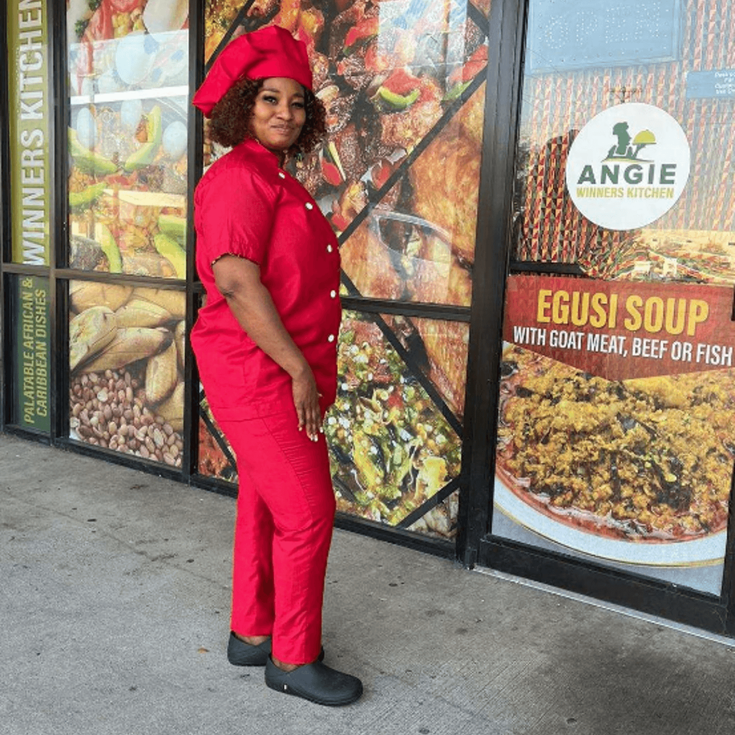 Chef Angie is always ready to Welcome You