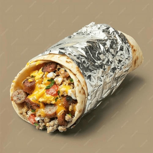 Bobby's Triple Threat Breakfast Burrito.