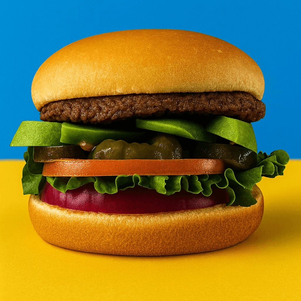 Avocado Burger Ala Cart.