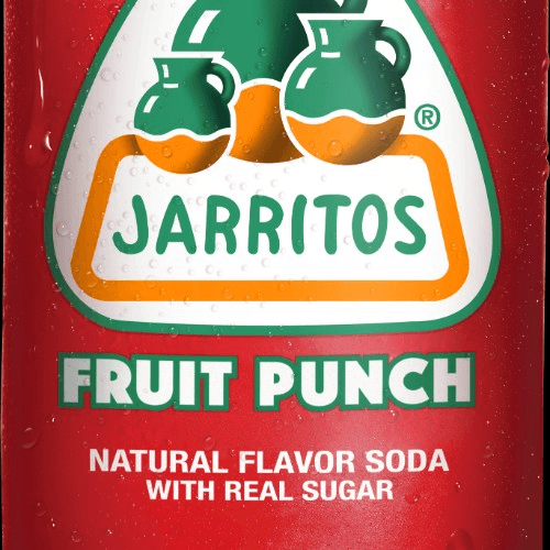 Jarritos Fruit Punch Soda.