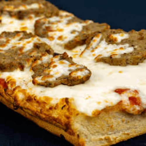 Meatball Garlic Bread Pizza.