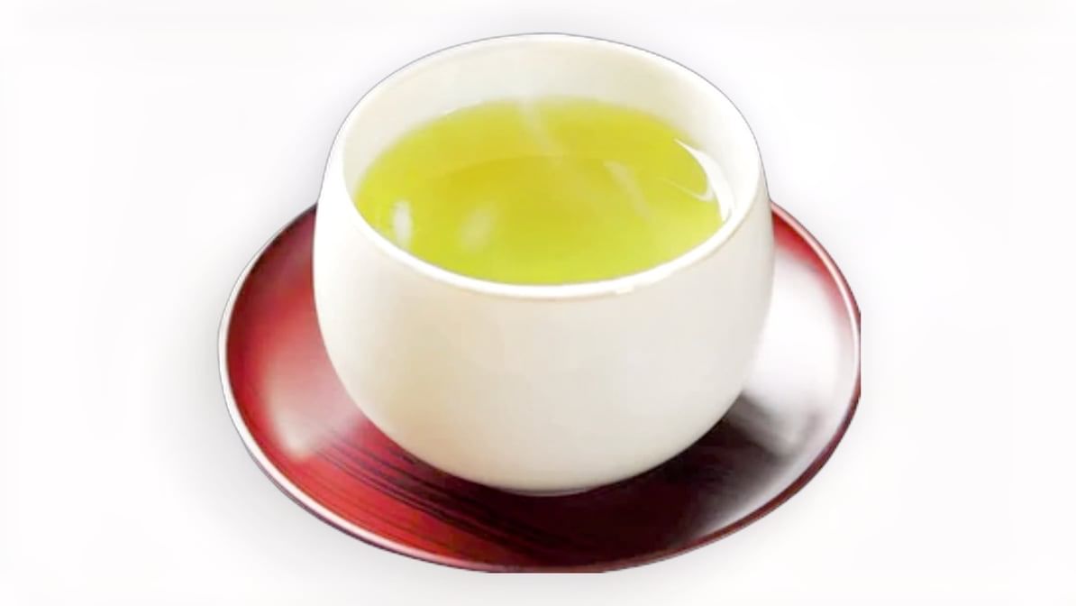 HOT GREEN TEA.