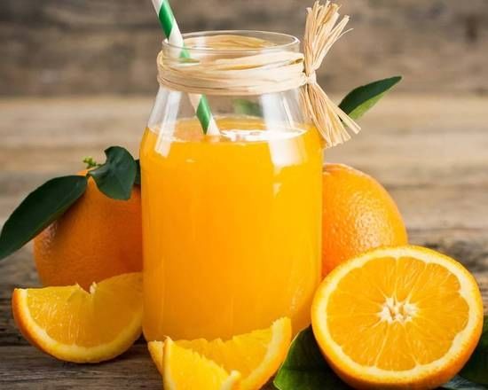 LARGE FRESHED SQUEEZED ORANGE JUICE.