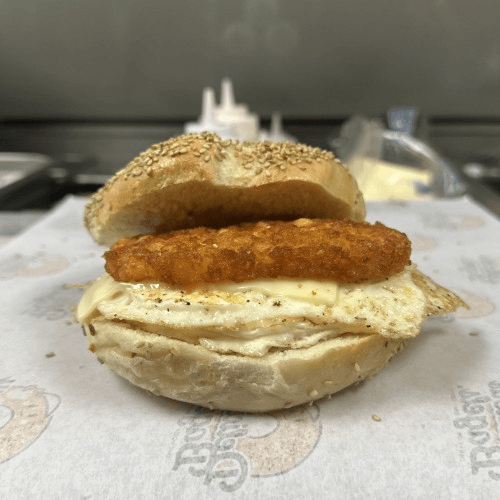 Egg and Cheese Sandwich.