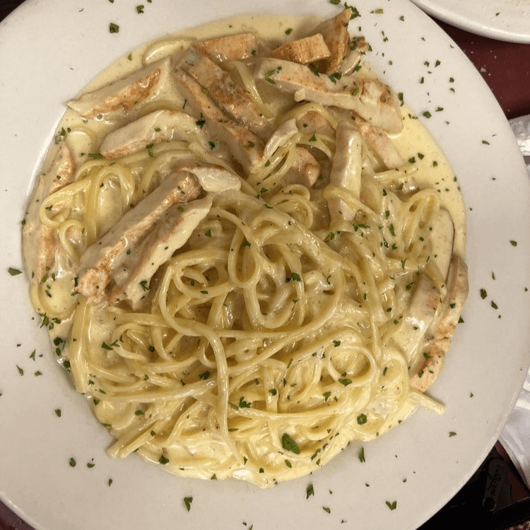 Alfredo Sauce Pasta.