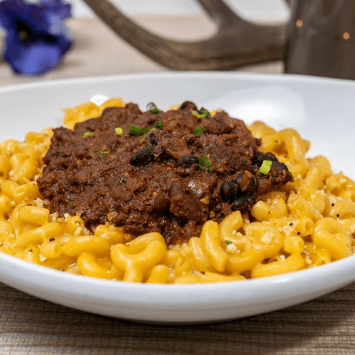 Bison chili mac.