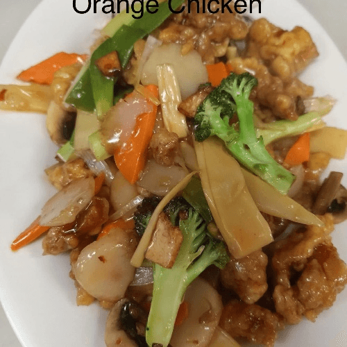 40. Orange Chicken*.