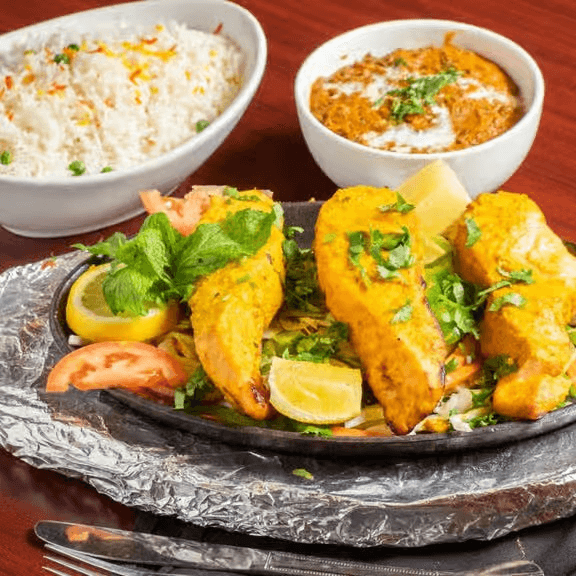 Tandoori Salmon.