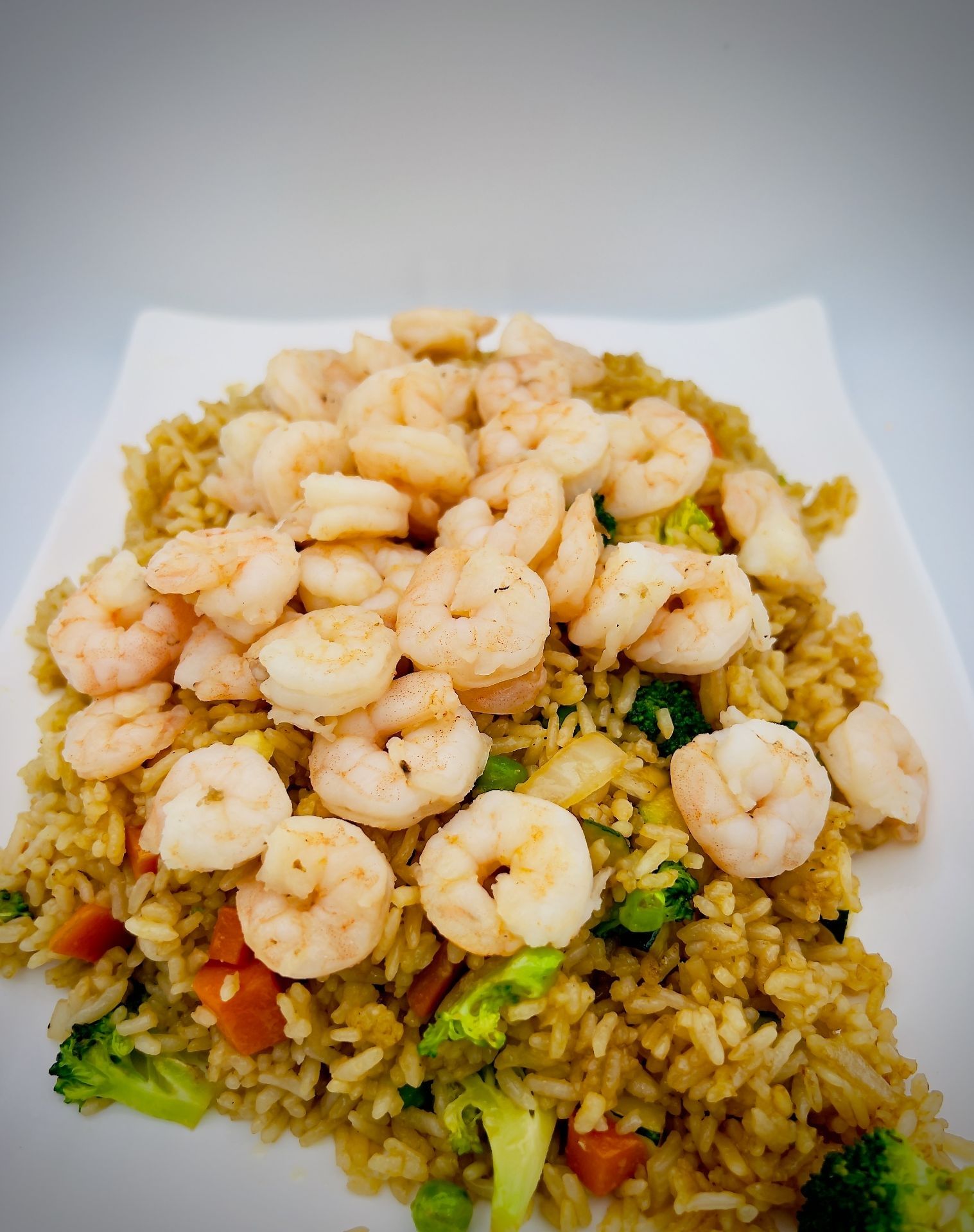 Shrimp fried rice.