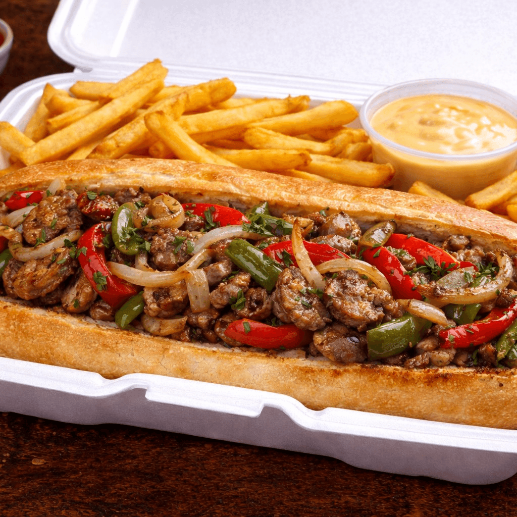 Sausage, Peppers & Onions Sub.