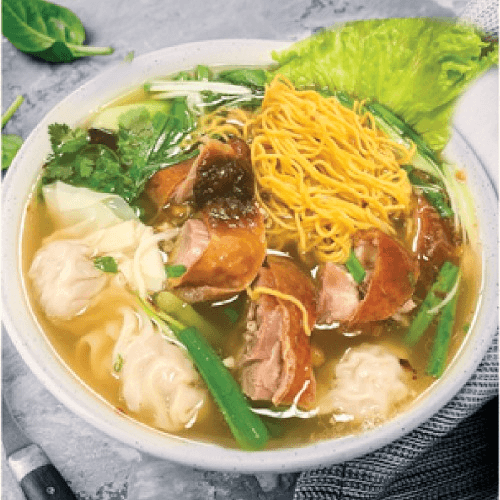 Wonton Egg Noodle Soup