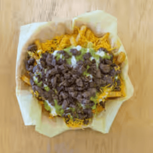 Carne Asada Fries Supreme Plate.
