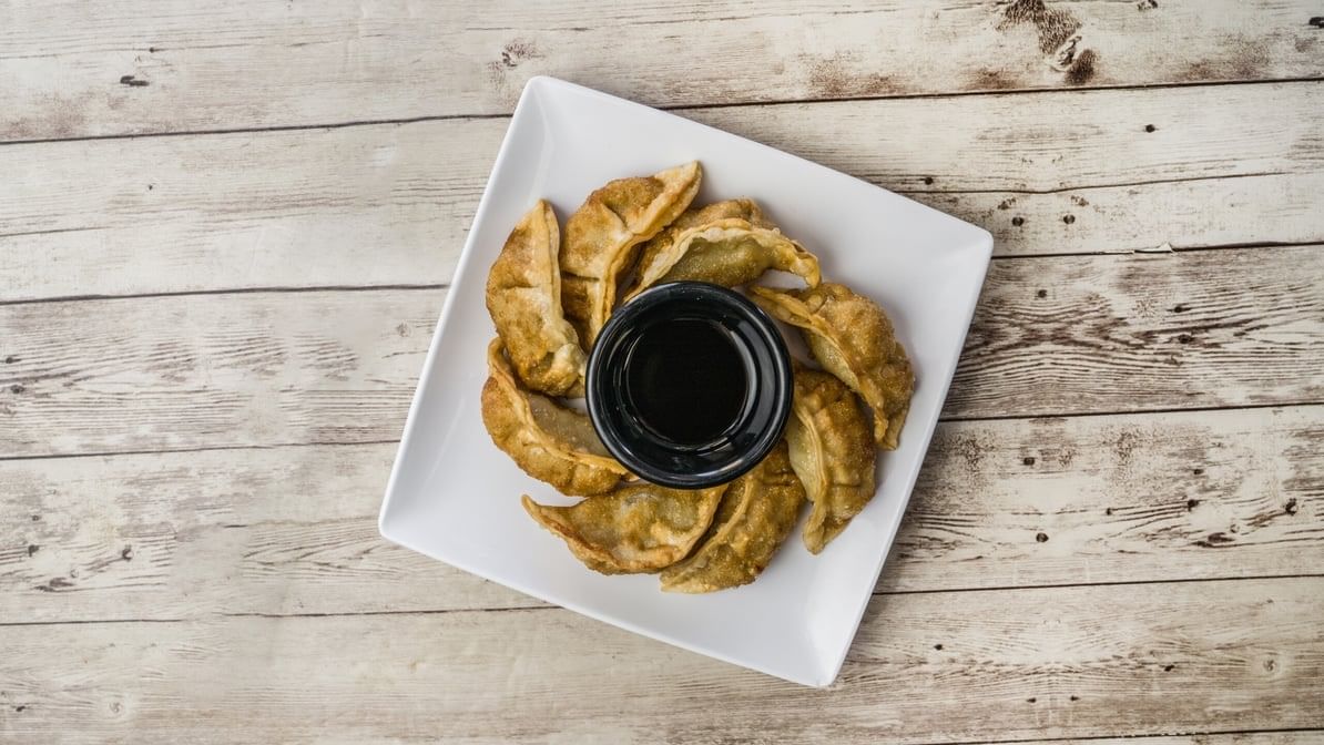 A6: Fried Dumpling Chicken - Banh XEP Chien Ga.