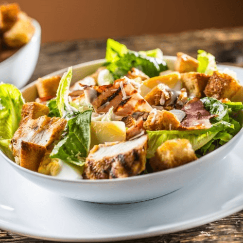 Chicken Caesar Salad.