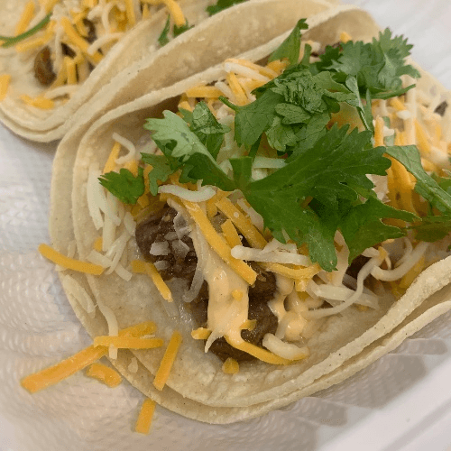 Beef Kaldereta Tacos ( 2pcs ).