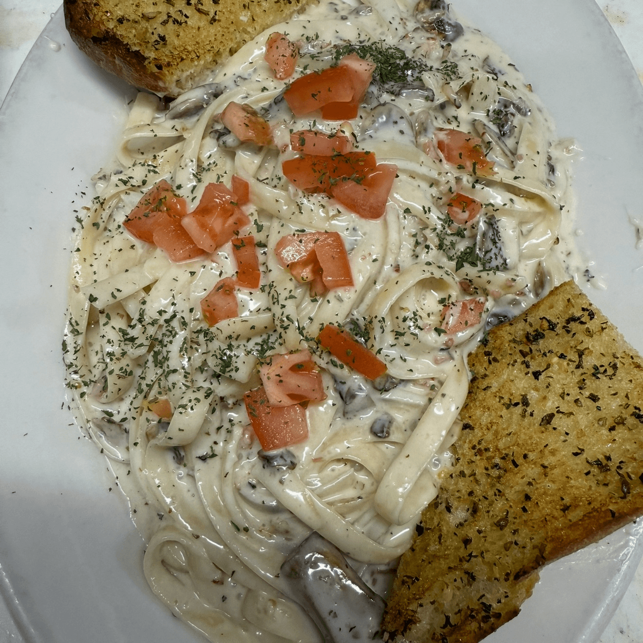 Fettuccine Carbonara.