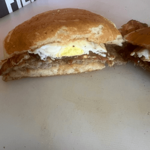 Breakfast Lover's Sandwich.