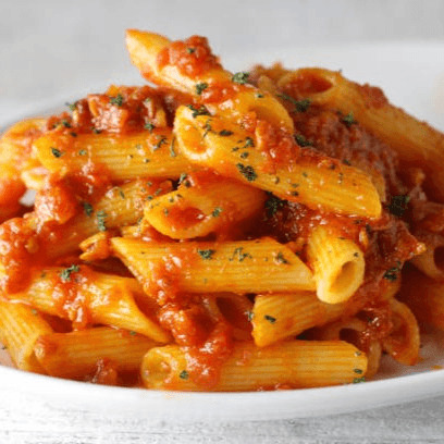 Penne Bolognese.