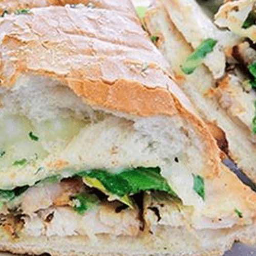 Chicken Ceasar Po’Boy