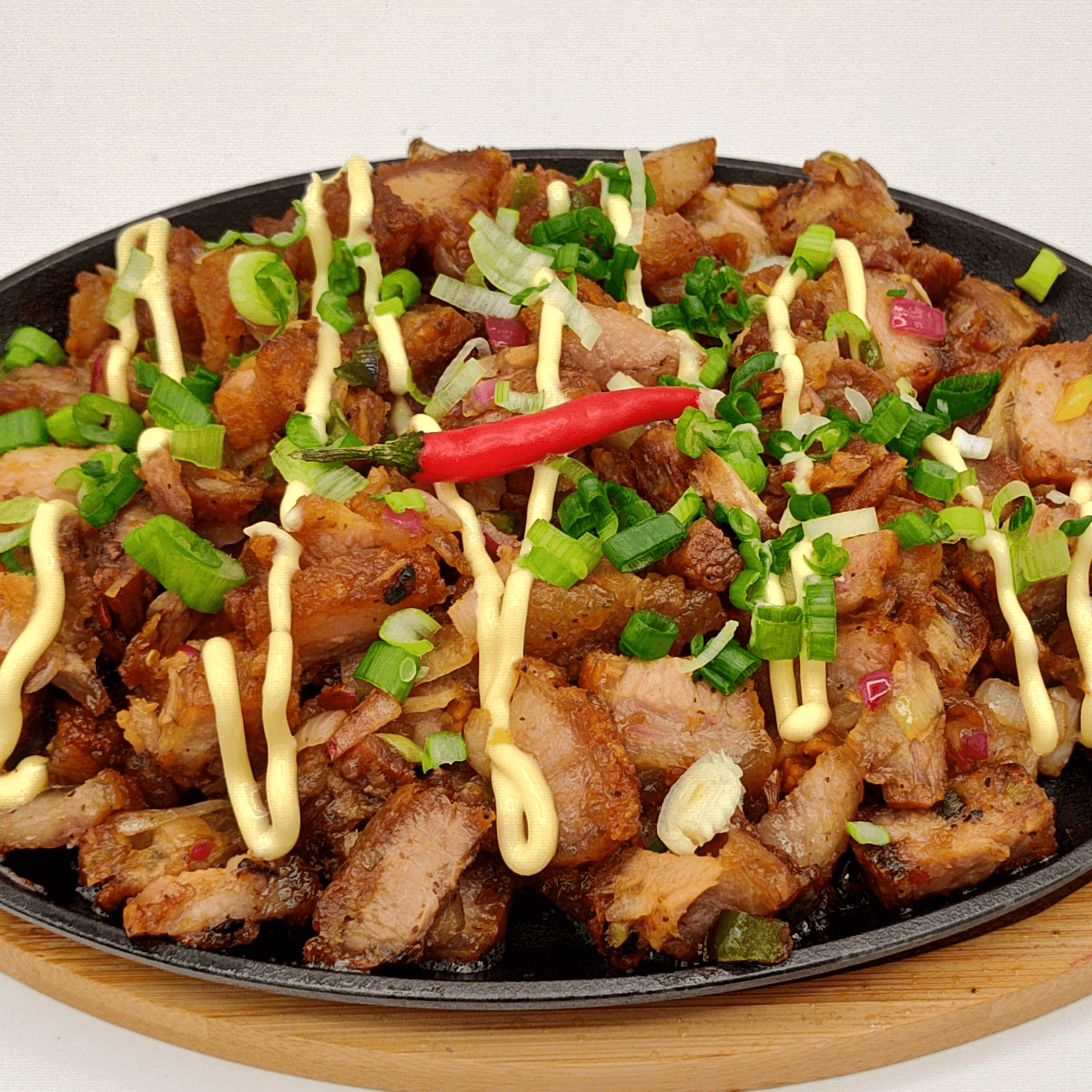 Crispy Pork Belly Sisig  (W/ Rice).