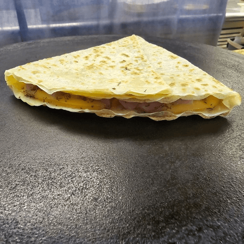 Smoked Gouda and Ham Crepe