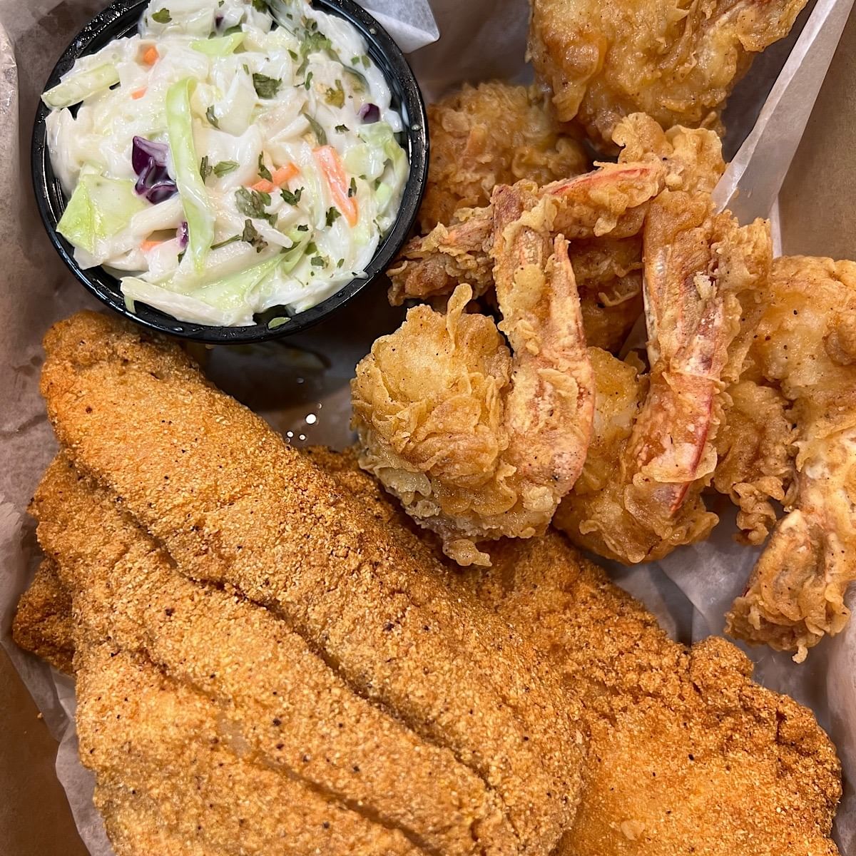 Fish & Shrimp Combo.