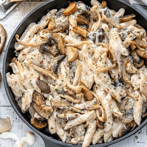 Mushroom Pasta.