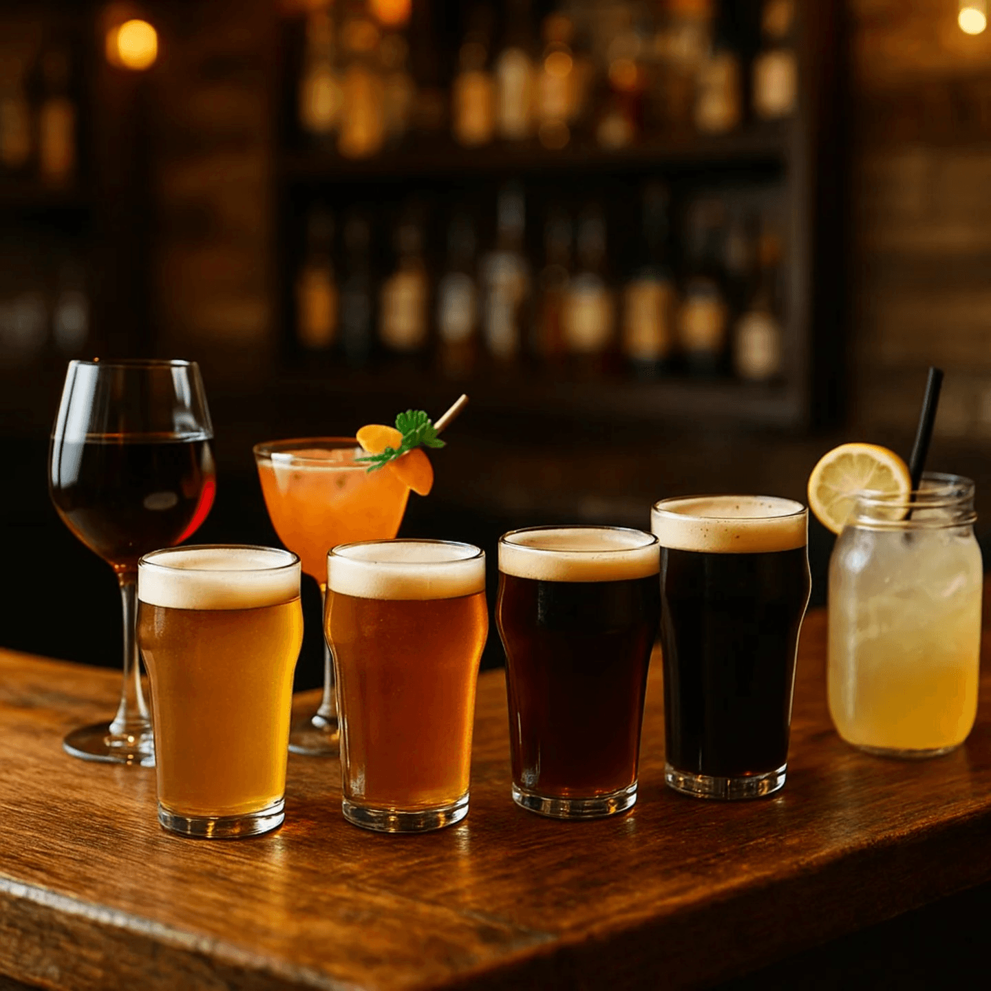 Curated Draft Beer Selection
