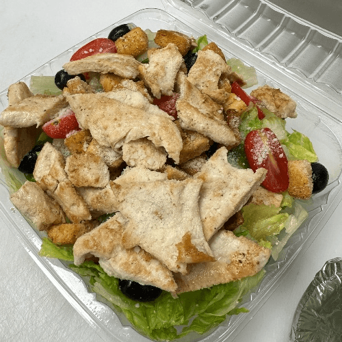 Chicken Caesar Salad.