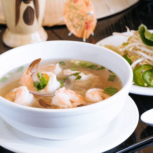 Shrimp Noodle Soup.