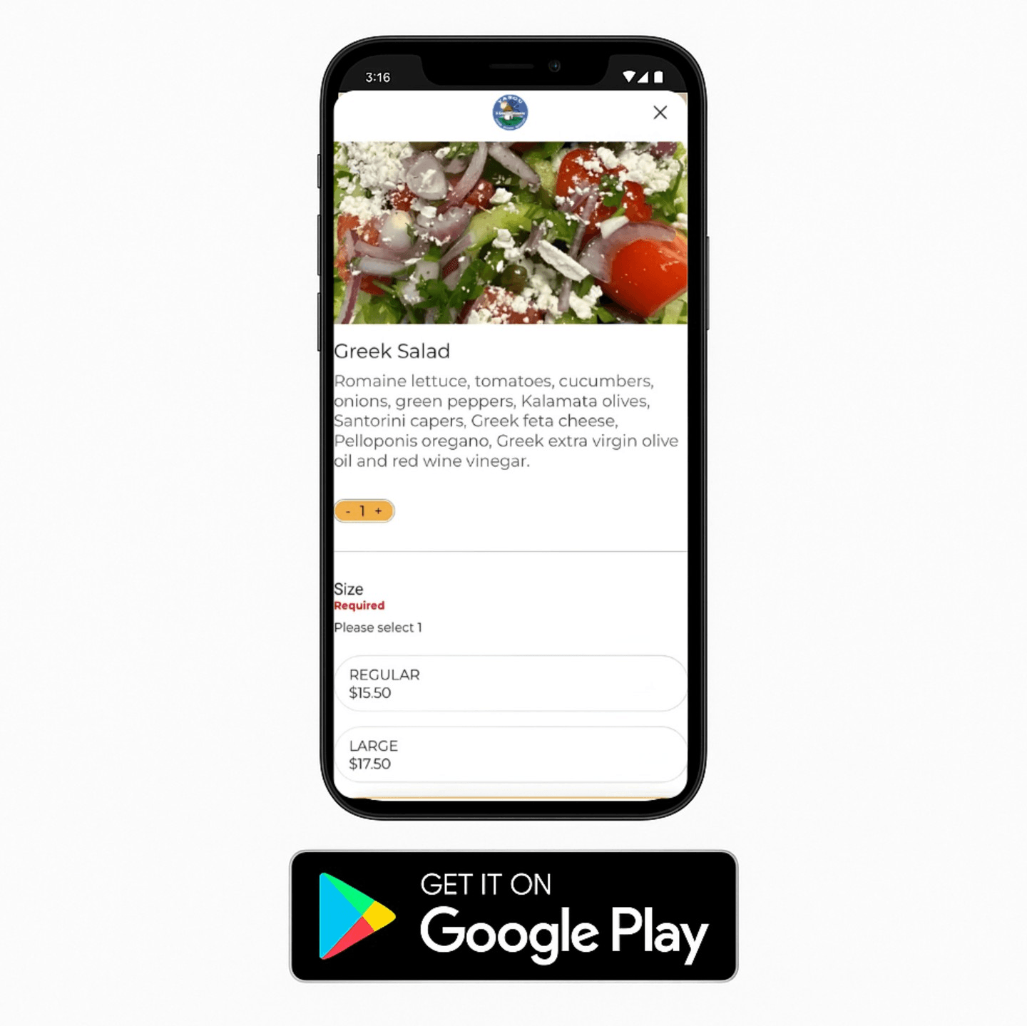 Download Our Android App — Eat Greek, Live Easy!