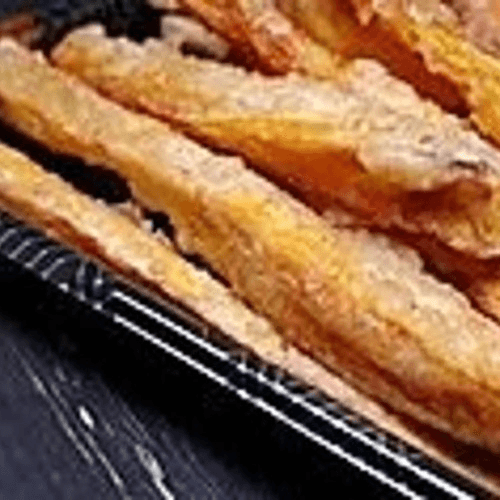 Sweet Potato Tempura Appetizer.