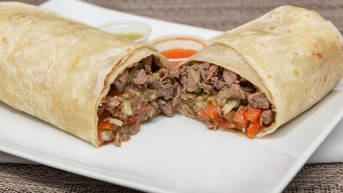 CARNE ASADA BURRITO*.