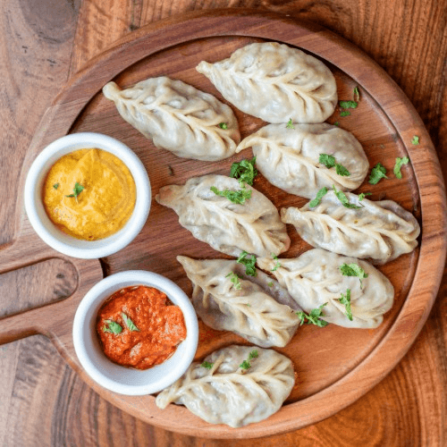 Vegetarian Momo.