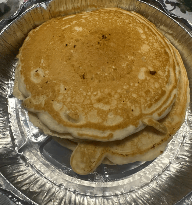 31. 3 Large Buttermilk Pancakes.