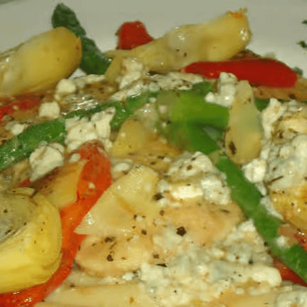 Gluten Free Chicken Gorgonzola Entree.