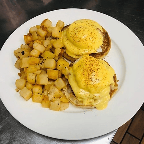 Traditional Benedict's.
