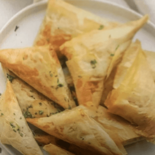 Fried Spinach (Spanakopita).