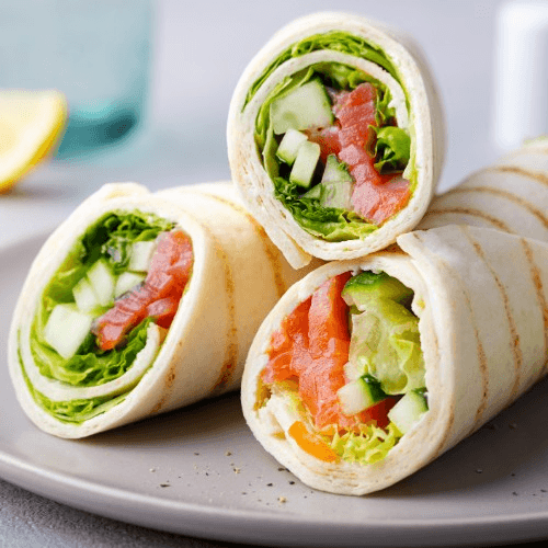 Fish Pita Sandwich Combo.