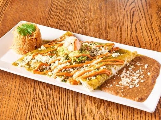 Shrimp Enchiladas.