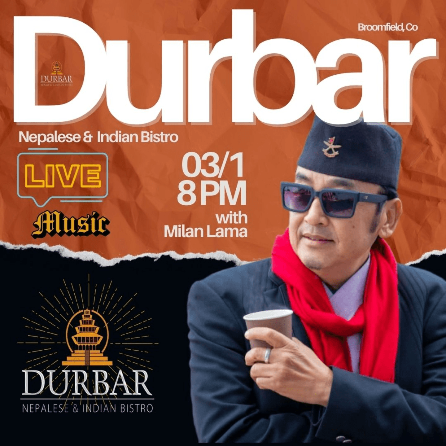 Milan Lama at Durbar: March 1st