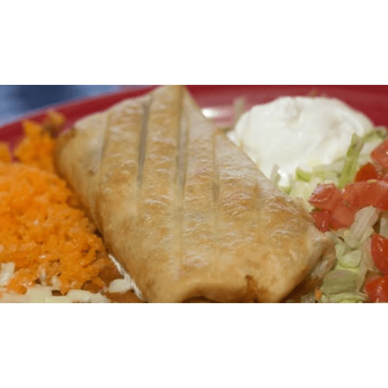 Lunch Chimichanga.