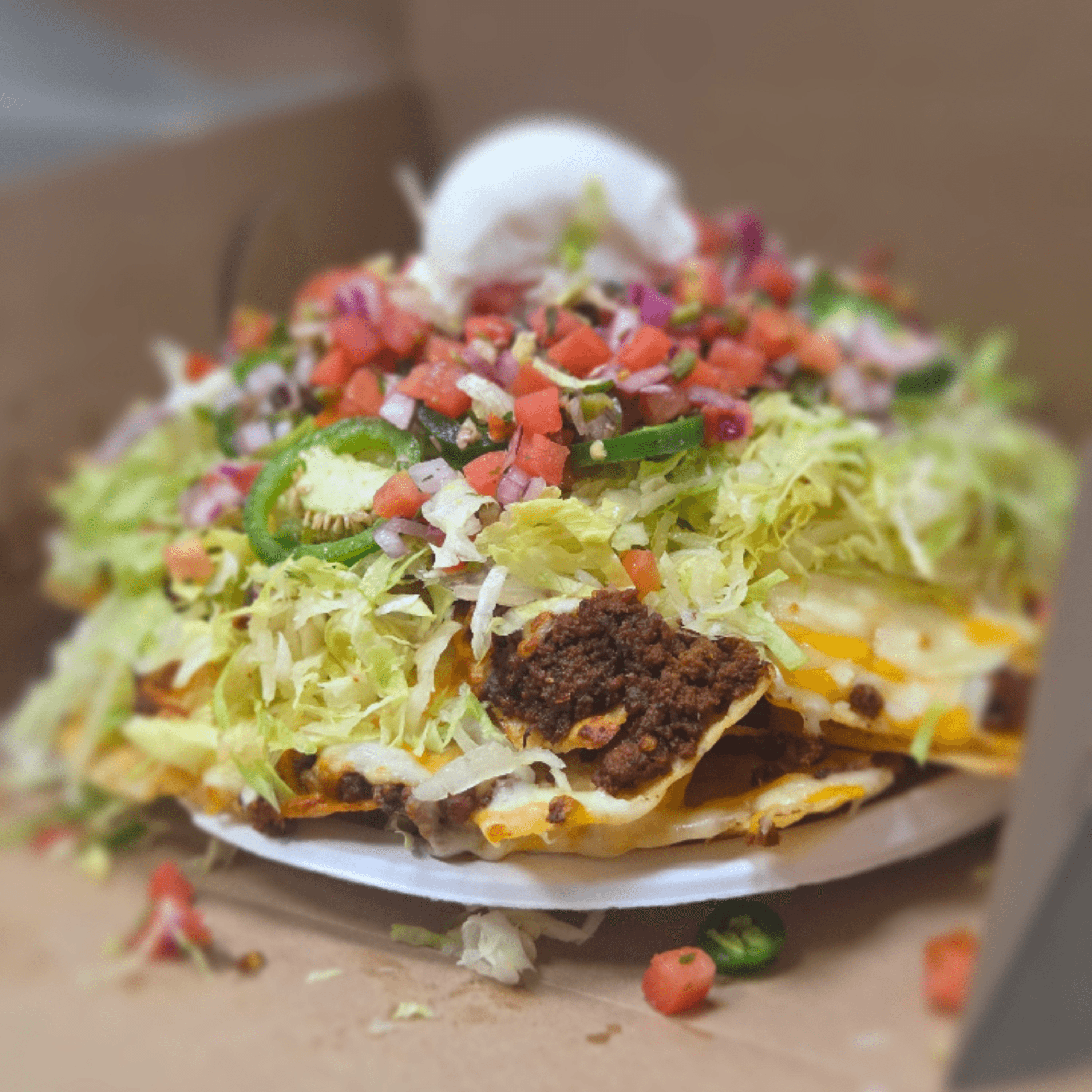 Ultimate Nachos Platter.