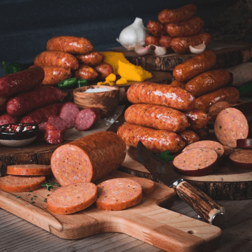 Deluxe Sausage Sampler.