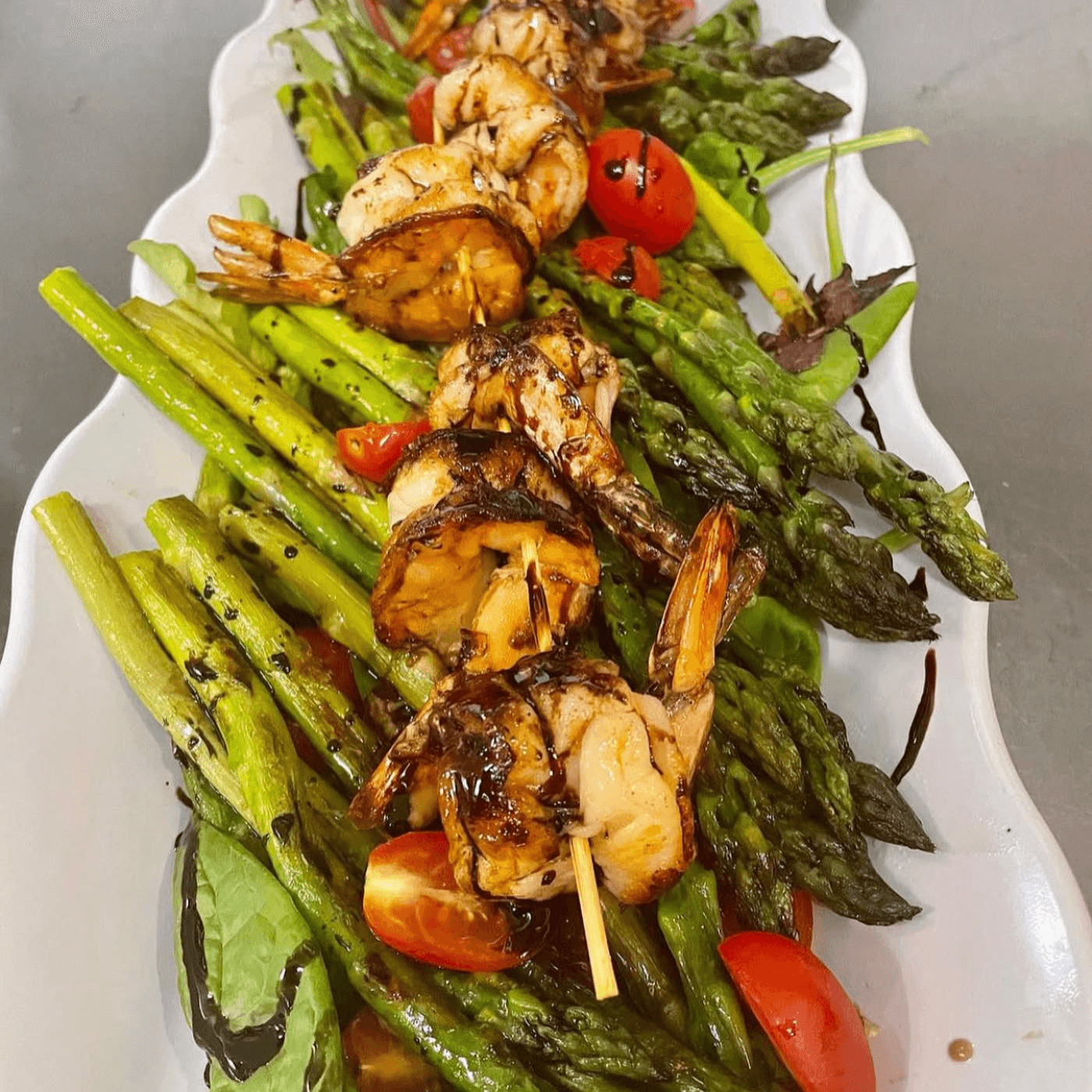 Grilled Asparagus Salad.