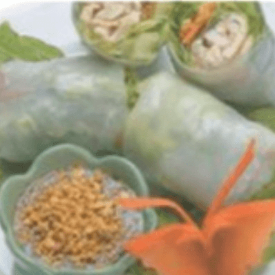 Basil Rolls (Non Fried).